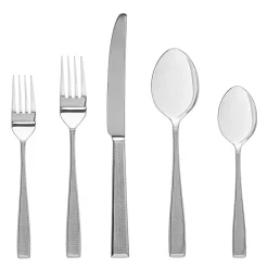 Flatware Sets|Godinger Ingot 18/10 Stainless Steel 20 Piece Flatware Set, Service For 4