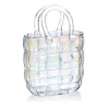 Vases|Godinger Iridescent Quilted Handbag Vase