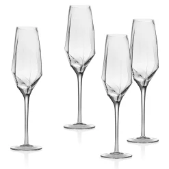 Wine & Champagne|Godinger Isla Flute, Set of 4