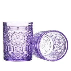 Dof & Highball|Godinger Jax Lavender Double Old Fashion, Set of 4