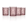 Dof & Highball|Godinger Jax Pink Double Old Fashion, Set of 4