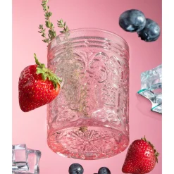 Dof & Highball|Godinger Jax Pink Double Old Fashion, Set of 4