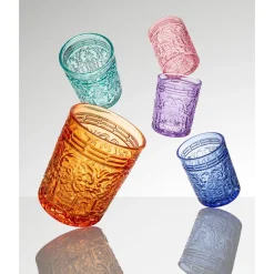 Dof & Highball|Godinger Jax Pink Double Old Fashion, Set of 4