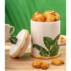 Kitchen Storage|Godinger Jill Zarin Palm Beach Storage Canister