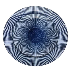 Everyday Dinnerware|Godinger Laura Blue Porcelain 12 Piece Dinnerware Set, Service For 4