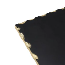 Serving & Cheese Boards|Godinger Lavi Black Marble Gold Organic Edge Serving Board