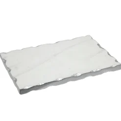 Serving & Cheese Boards|Godinger Lavi Marble Silver Organic Edge Small Rectangle Board