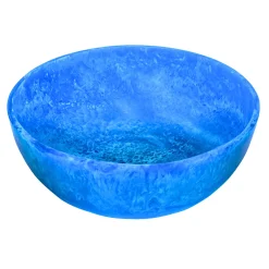 Serving Bowls|Godinger Lucente Blue Resin Salad Bowl