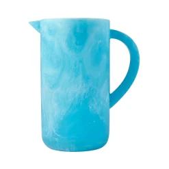Pitchers|Godinger Lucente Resin Matte Blue Beverage Pitcher
