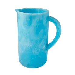 Pitchers|Godinger Lucente Resin Matte Blue Beverage Pitcher