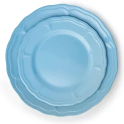 Everyday Dinnerware|Godinger Madison Blue Stoneware 12 Piece Dinnerware Set, Service for 4