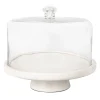 Cake Stands|Godinger Marble Footed Cake Stand With Dome