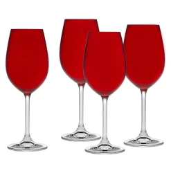Wine & Champagne|Godinger Meridian Red White Wine Glass, Set of 4
