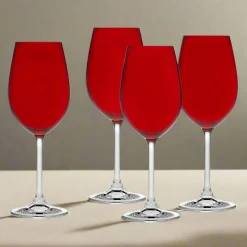 Wine & Champagne|Godinger Meridian Red White Wine Glass, Set of 4