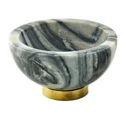 Serving Bowls|Godinger Mini Marble Black Candy Bowl