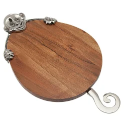 Serving & Cheese Boards|Godinger Monkey Cheese Board with Knife