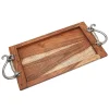 Serving & Cheese Boards|Godinger Monkey Handle Wood Tray