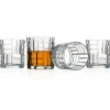 Dof & Highball|Godinger Mosaic Double Old Fashion Glass, Set of 4