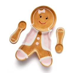 Serving Trays|Godinger Mrs. Gingerbread Appetizer Server