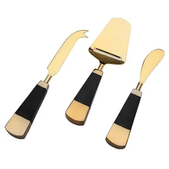 Serving & Cheese Boards|Godinger Nero D'oro Cheese Tool Set