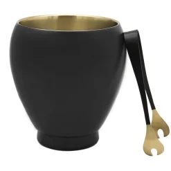 Ice Buckets|Godinger Nero D'oro Ice Bucket With Tong