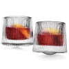 Dof & Highball|Godinger Orbit Spinning Double Old Fashion Glass, Set of 2