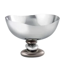 Ice Buckets|Godinger Pebble Gunmetal Flair Champagne Bucket