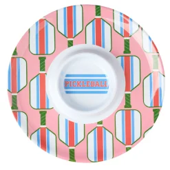 Outdoor Dinnerware|Godinger Pickle Ball Melamine Chip-n-Dip