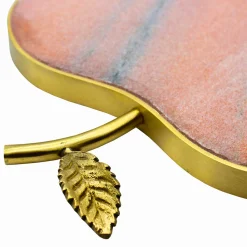 Serving & Cheese Boards|Godinger Pink Marble Apple Cheese Board