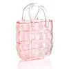 Vases|Godinger Pink Quilted Handbag Vase