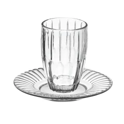 Kiddish Cups|Godinger Pleat Crystal Kiddush Set