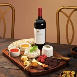 Acrylic|Serving & Cheese Boards|Godinger Prairie Farms 7 Piece Cheese Board Set