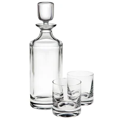Decanter & Decanter Sets|Godinger Pure 3 Piece Whiskey Decanter Set