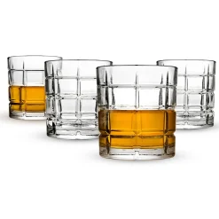 Dof & Highball|Godinger Radius Double Old Fashion, Set of 4