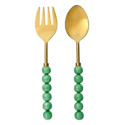 Salad Servers|Godinger Rathlin Green Salad Server Set