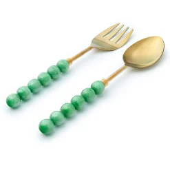 Salad Servers|Godinger Rathlin Green Salad Server Set