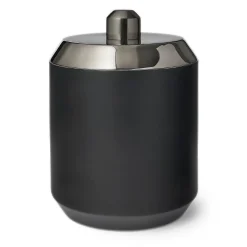 Ice Buckets|Godinger Raven Matte Black Double Walled Ice Bucket