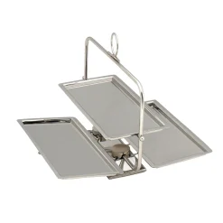 Specialty Serving|Godinger Rectangle Foldable Tiered Serving Stand