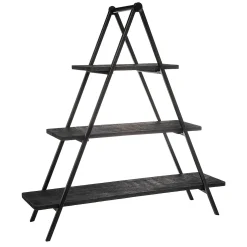 Specialty Serving|Godinger Ridgewood Black 3 Tiered Server
