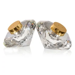 Salt & Pepper|Godinger Rio Gold Salt & Pepper Shaker Set