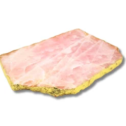 Serving & Cheese Boards|Godinger Rose Quartz Gold Edge Serving Board