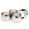 Napkin Rings|Godinger Round Hammered Napkin Ring Set