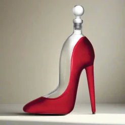 Decanter & Decanter Sets|Godinger Runway Red High Heel Decanter