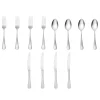 Flatware Sets|Godinger Salem Mirrored 18/0 Stainless Steel 12 Piece Flatware Set, Service For 4