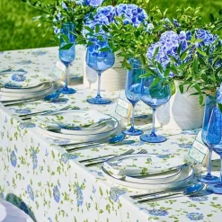 Wine & Champagne|Godinger Sheer Blue Flute, Set of 4