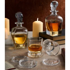 Decanter & Decanter Sets|Godinger Skull Smoked Whiskey Decanter