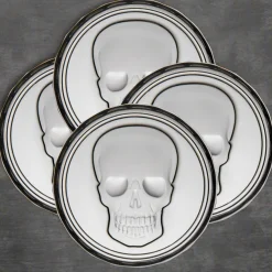 Coasters|Godinger Skull Stackable Coaster Set