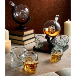 Decanter & Decanter Sets|Godinger Skull Whiskey Decanter