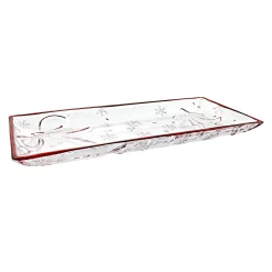 Serving Trays|Godinger Snowfall Serving Tray