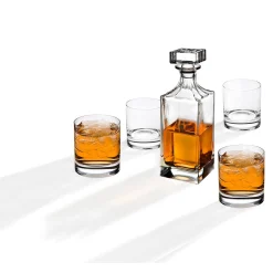 Decanter & Decanter Sets|Godinger Social 5 Piece Decanter Whiskey Set